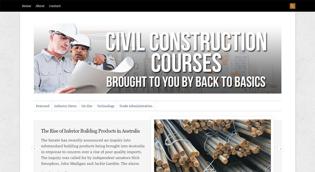 civil construction courses